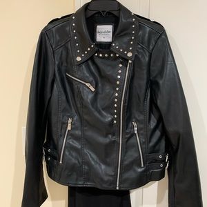 Lily & Lottie Chelsea DeBoer Studded Moto Jacket